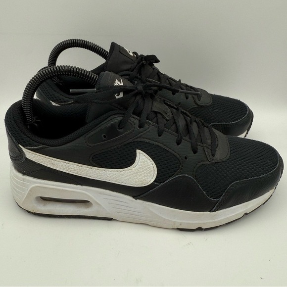 Women's Nike Air Max SC Black White Athletic Sneakers‎ Shoes CW4554-001 Size 8 - Picture 3 of 6